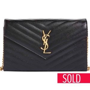 Authentic YSL Matelassé Large WOC